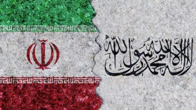 پرچم ایران و طالبان