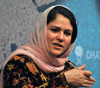 330px Fawzia Koofi MP Afghanistan Chatham House 2012